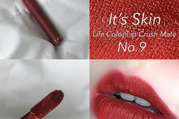 It’s Skin Life Color Lip Crush Matte màu 09 đỏ nâu