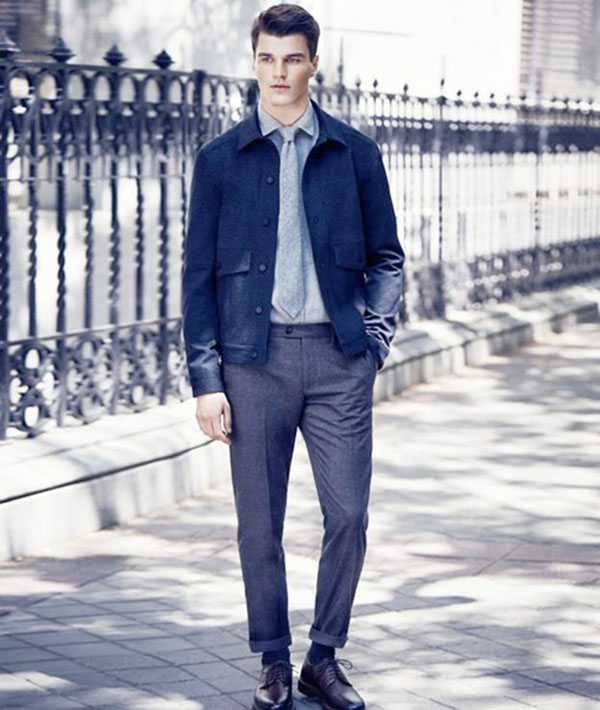 Cách phối đồ nam với áo sơ mi và áo jacket