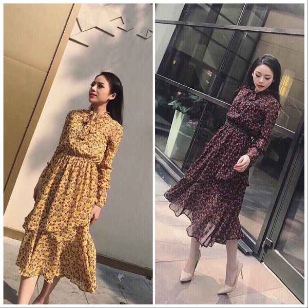 Đầm maxi cho người mập lùn thêm tự tin