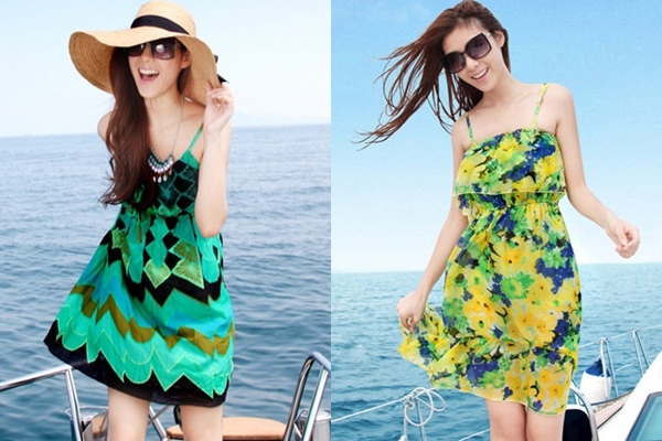 Đầm maxi đi biển cho nàng mi nhon