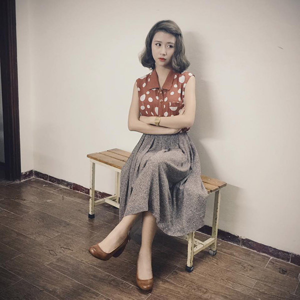 Mặc đồ theo phong cách vintage đẹp như hot girl