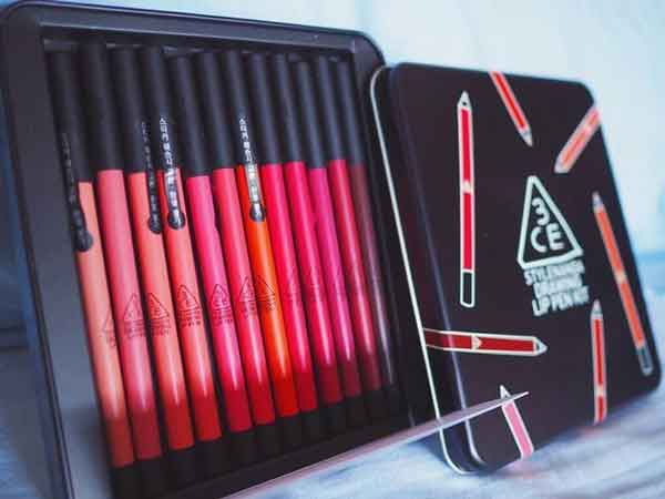 Son 3 CE Drawing lip pen như những chiếc bút chì màu