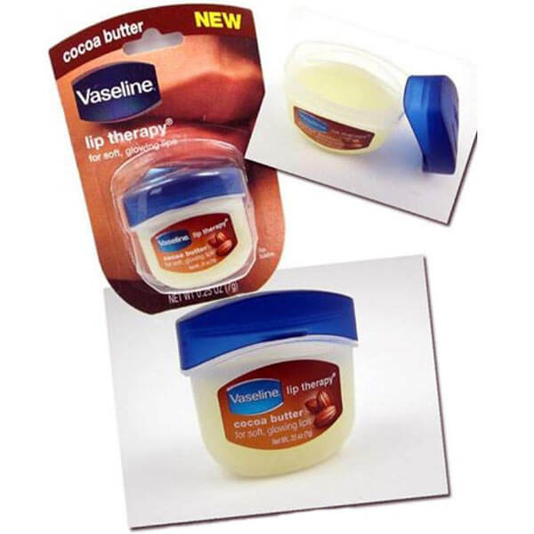Vaseline Lip Therapy Cacoa Butter: Son dưỡng môi hương bơ và cacao