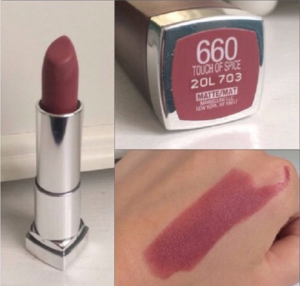 Son maybelline creamy matte màu 660