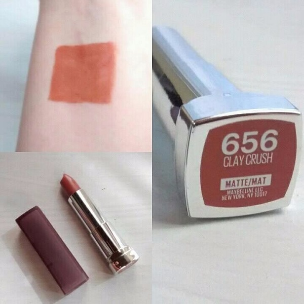 Son maybelline creamy matte màu cam đất siêu đẹp
