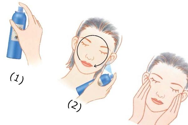 Cách sử dụng xịt khoáng