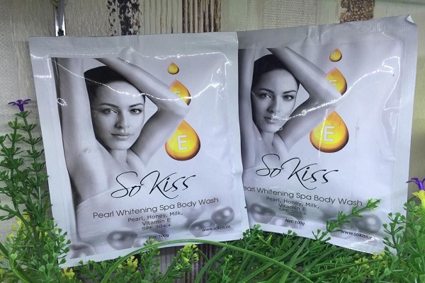 Kem tắm trắng ngọc trai Sokiss