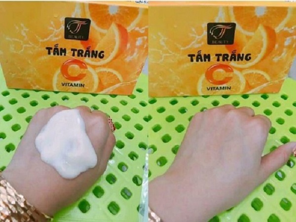 Tắm trắng Cam Vitamin C cung cấp dưỡng chất cho da